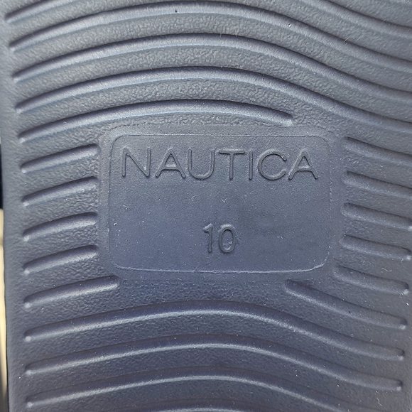 ⭐️NAUTICA💯MEN’S FLIP FLOPS, NAVY BLUE, SIZE 10 - Picture 6 of 8